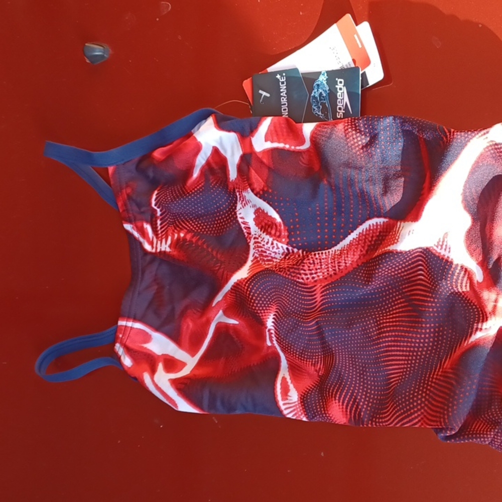 SPEEDO Endurance Flyback | Blue, Red, White | Size 28